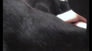 Intense sex with a masked young woman