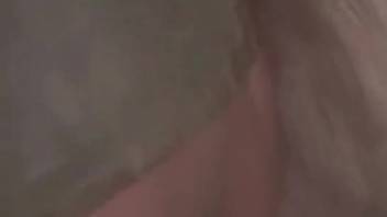 Horny swine with a stiff dick banging a plump newbie on webcam